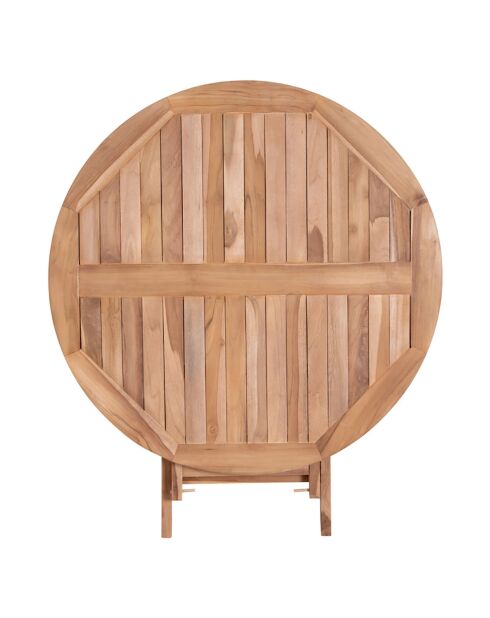 Esstisch aus Teakholz Oviedo Teak - D.100x75 cm