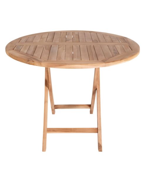 Esstisch aus Teakholz Oviedo Teak - D.100x75 cm