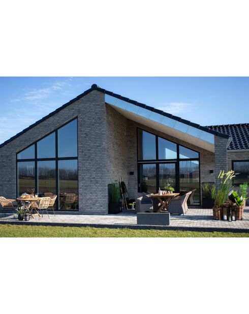 Esstisch aus Teakholz Oviedo Teak - D.100x75 cm