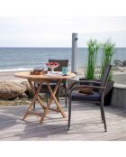 Esstisch aus Teakholz Oviedo Teak - D.100x75 cm