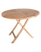 Esstisch aus Teakholz Oviedo Teak - D.100x75 cm