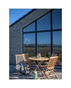 Esstisch aus Teakholz Oviedo Teak - D.100x75 cm