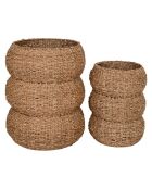 2 cestas de pastos marinos naturales Sarbas