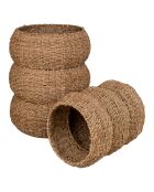 2 cestas de pastos marinos naturales Sarbas