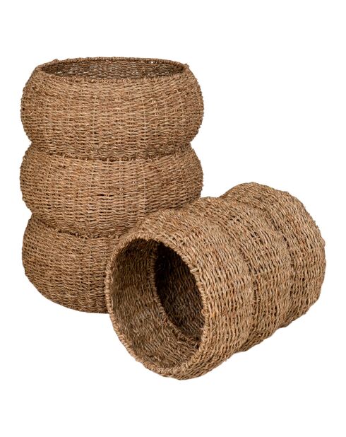 2 cestas de pastos marinos naturales Sarbas