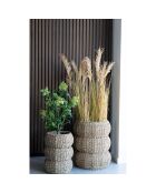 2 cestas de pastos marinos naturales Sarbas