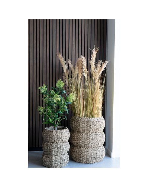 2 cestas de pastos marinos naturales Sarbas