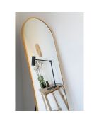 Miroir en aluminium Madrid laiton - 40x150 cm