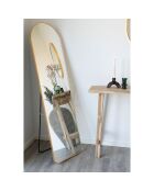 Miroir en aluminium Madrid laiton - 40x150 cm
