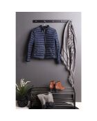 Scarpiera nera a 2 ripiani Padova - 34x78x32 cm