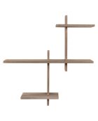 Estante de madera de pino Gavi natural - 60x15x36 cm