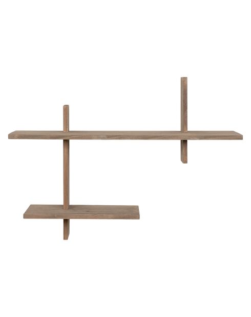 Etagère en bois de pin Ovada naturel - 54x15x58 cm