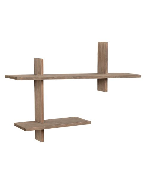 Etagère en bois de pin Ovada naturel - 54x15x58 cm