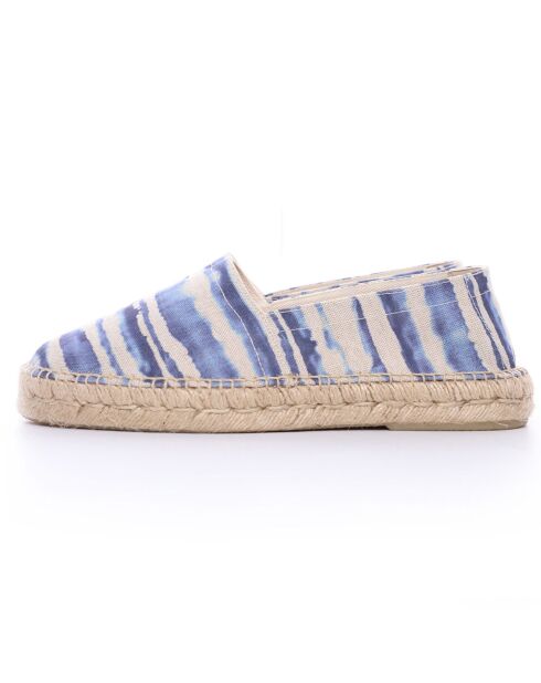 Espadrilles Anitz Tie & Dye plateforme bleues