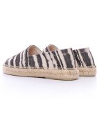 Espadrilles Anitz Tie & Dye plateforme noires