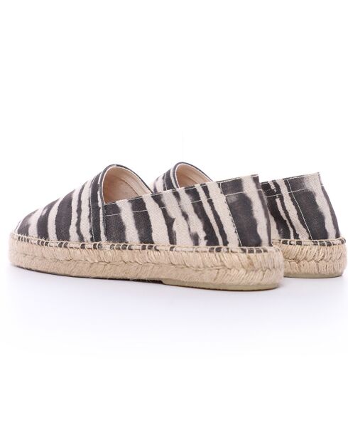 Espadrilles Anitz Tie & Dye plateforme noires