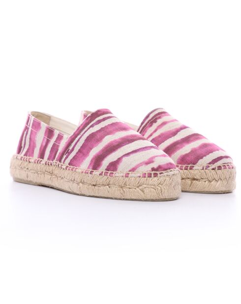 Espadrilles Anitz Tie & Dye plateforme violettes