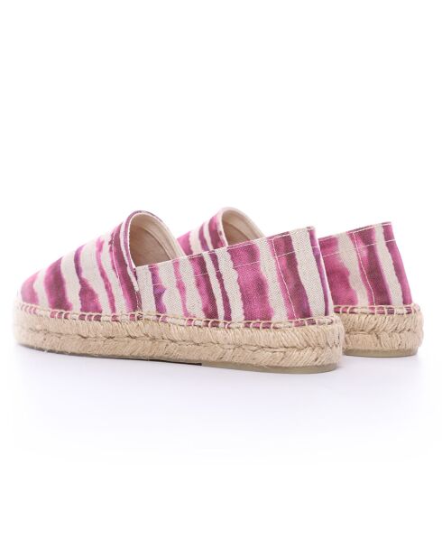 Espadrilles Anitz Tie & Dye plateforme violettes