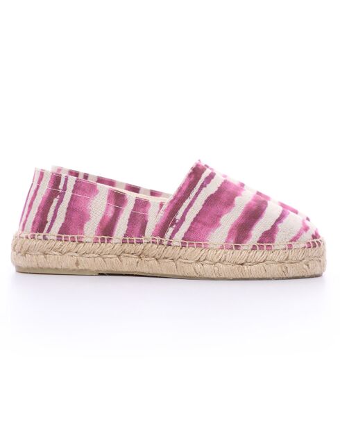 Espadrilles Anitz Tie & Dye plateforme violettes