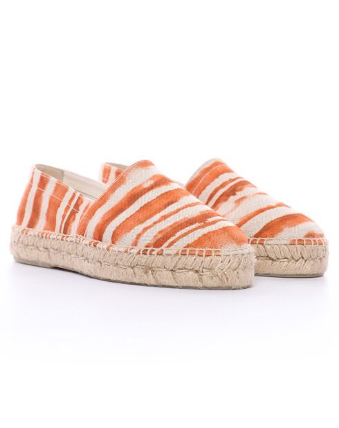 Espadrilles Anitz Tie & Dye plateforme orange