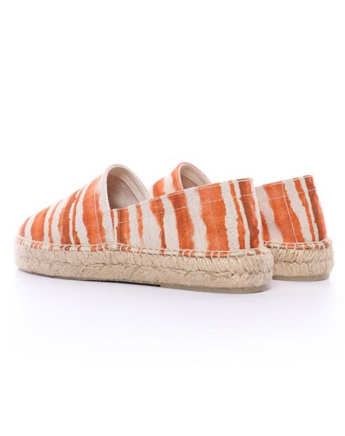 Espadrilles Anitz Tie & Dye plateforme orange