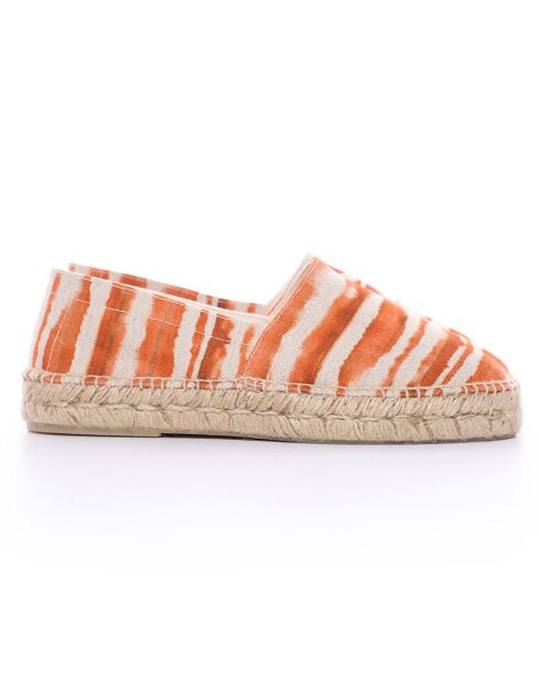 Espadrilles Anitz Tie & Dye plateforme orange