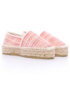 Espadrilles Aduna plateforme rouges