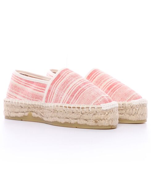 Espadrilles Aduna plateforme rouges
