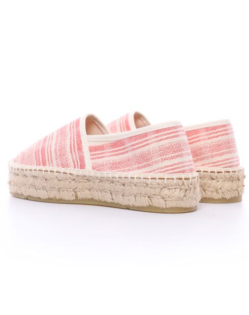 Espadrilles Aduna plateforme rouges