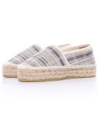 Espadrilles Aduna plateforme noires