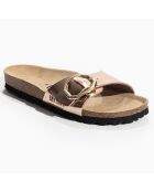 Mules Zephyr rose doré