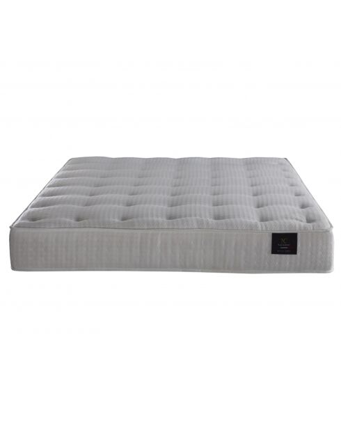 Matelas ressorts ensachés & Mémoire de forme Nova blanc - 160x200 cm
