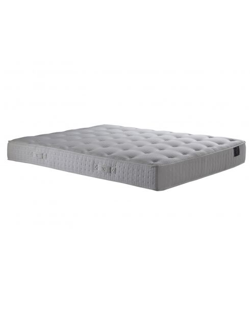 Matelas ressorts ensachés & Mémoire de forme Nova blanc - 160x200 cm