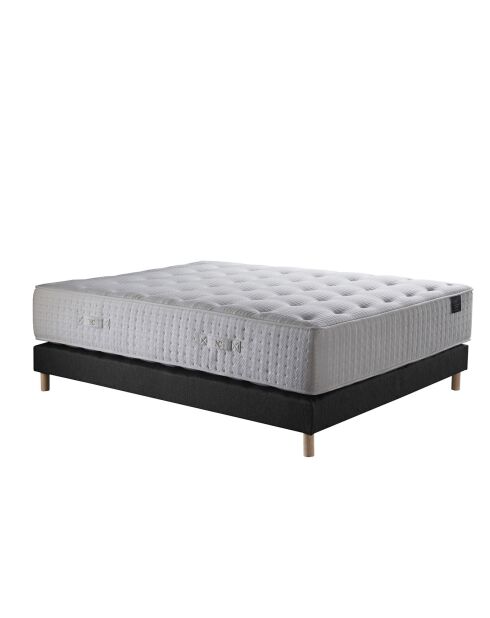 Ensemble Matelas Artémis + sommier Crépuscule anthracite - 140x190 cm