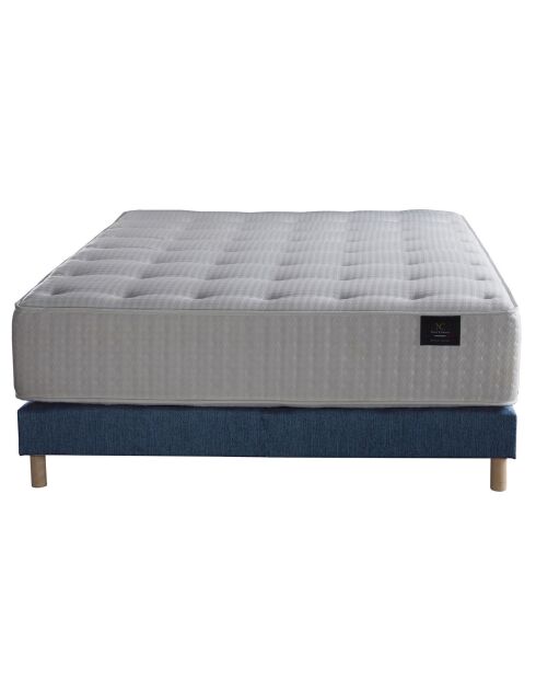 Ensemble Matelas Artémis + sommier Crépuscule bleu marine - 140x190 cm