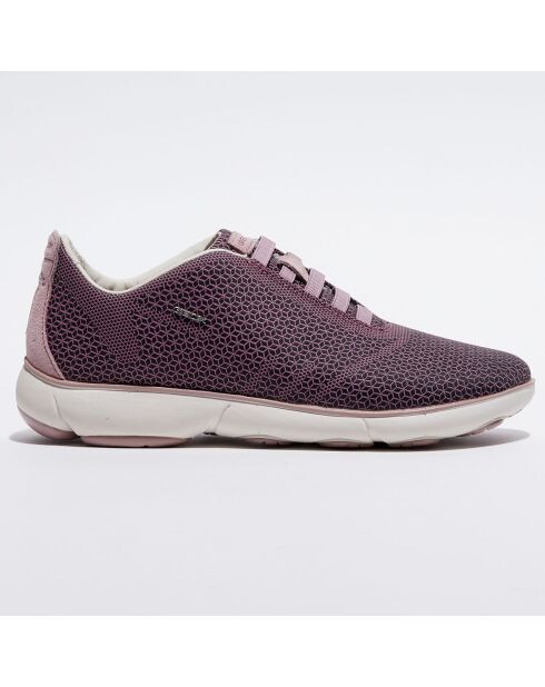 Baskets slip-on Nebula légères noir/rose