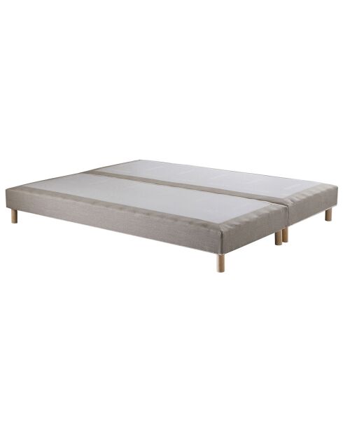 Sommier tapissier Symbiose beige - 160x200 cm