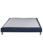 Sommier tapissier Crépuscule bleu marine - 140x190 cm