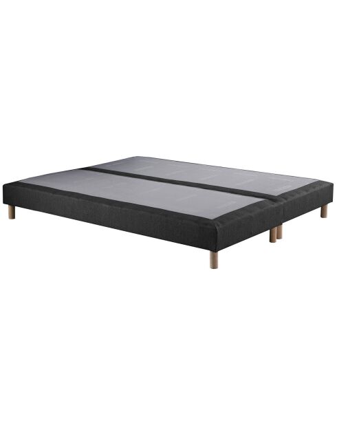 Sommier tapissier Crépuscule anthracite - 180x200 cm