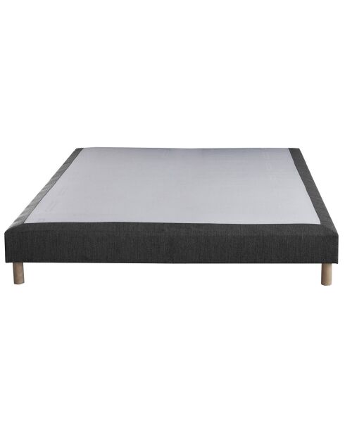Sommier tapissier Crépuscule anthracite - 140x190 cm