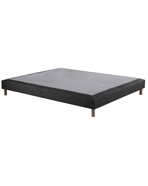 Sommier tapissier Crépuscule anthracite - 140x190 cm