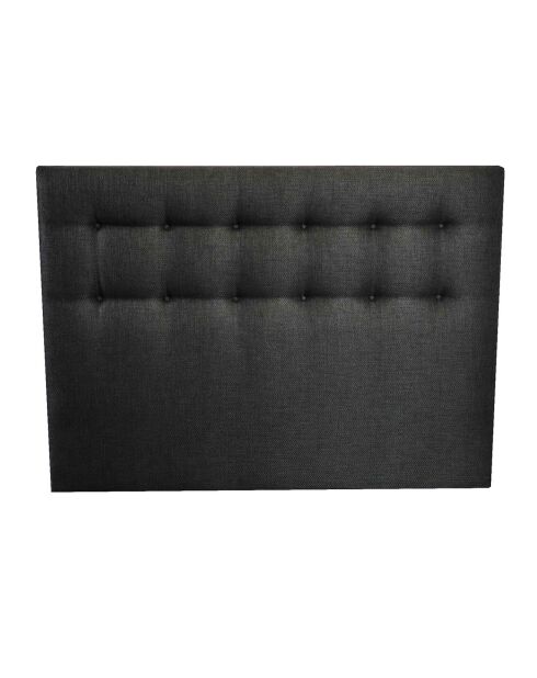 Tête de lit capitonnée Crépuscule anthracite - 160 cm