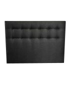 Tête de lit capitonnée Crépuscule anthracite - 180 cm