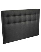 Tête de lit capitonnée Crépuscule anthracite - 180 cm