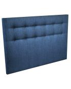 Tête de lit capitonnée Crépuscule bleu marine - 140 cm