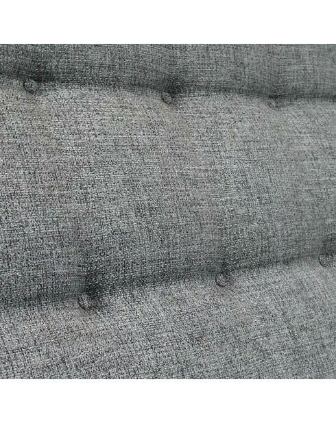 Tête de lit capitonnée Crépuscule gris souris - 180 cm