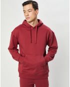 Sweat 100% Coton Bio Boody bordeaux