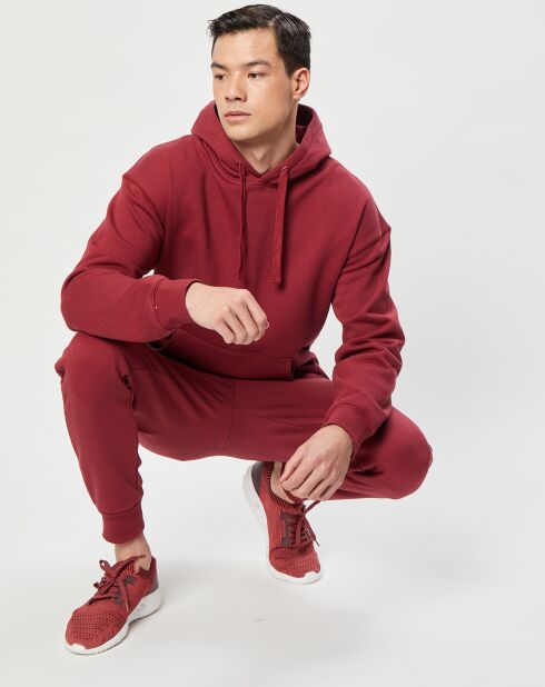 Sweat 100% Coton Bio Boody bordeaux