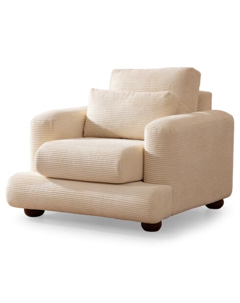 Fauteuil River beige - 100x105x90 cm