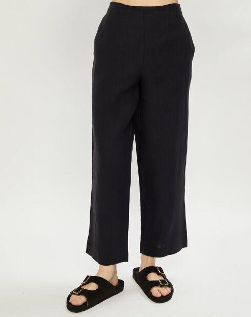 Pantalon 100% Lin Carlos fumée